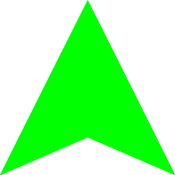 Bestand:Green Arrow Up.svg
