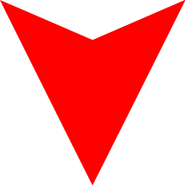 Bestand:1200px-Red Arrow Down.svg.png